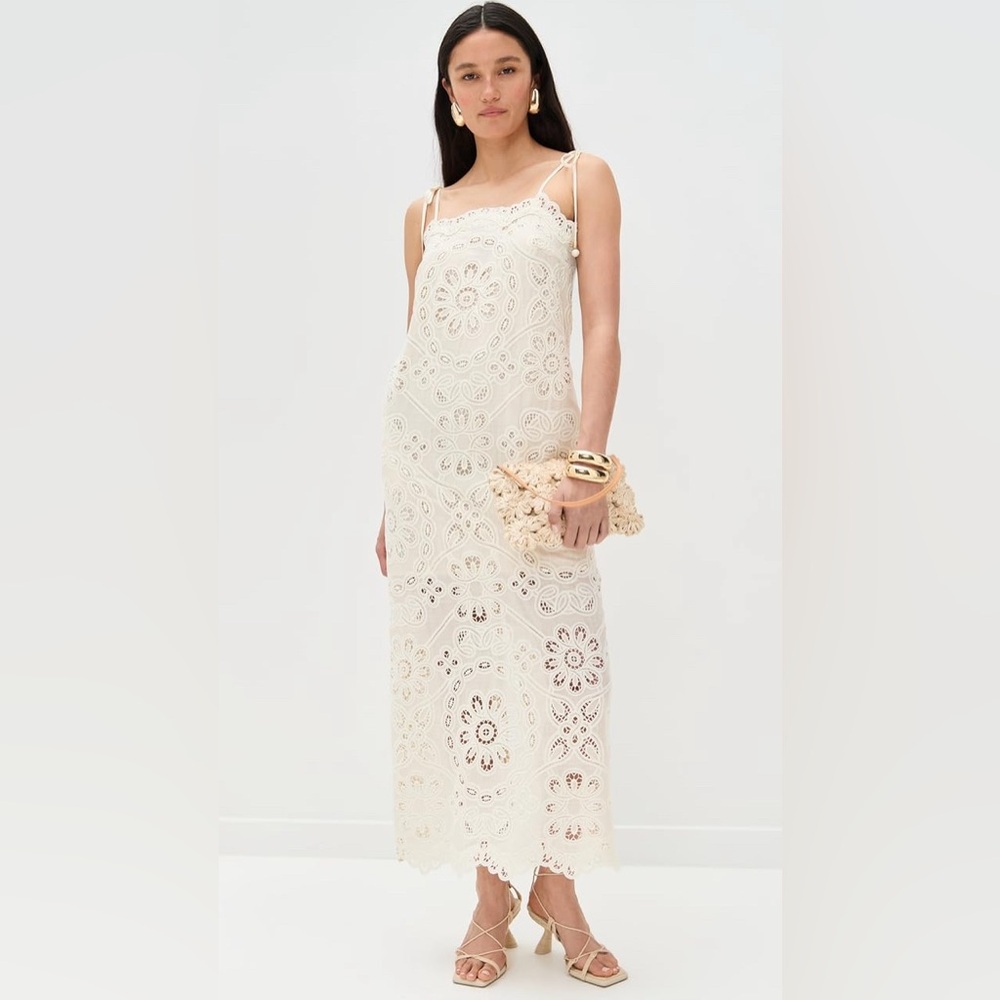 Zimmermann Rhiannon Embroidered Dress 0P
